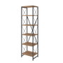 Hanah Home Suadiye Estantería Industrial Pino Atlántico y Negro